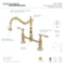 Kingston Brass KS1172TAL Tudor Bridge Kitchen Faucet, Polished Brass KS1172TAL - alternate 3